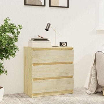 Vidaxl vidaXL Nočna omarica 60x36x64 cm masivni borov les