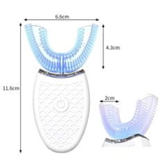 Alum online Avtomatska zobna ščetka - Pametno beljenje, modra