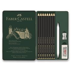 Faber-Castell Grafitni svinčnik Pitt Graphite Matt - komplet 11 kosov