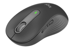 Logitech Signature M650 miška, velikost L, Bluetooth, grafitna barva (910-006236)