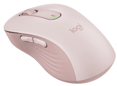 Logitech Signature M650 miška, velikost L, Bluetooth, roza (910-006237)