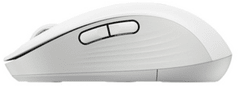 Logitech Signature M650 miška, velikost L, Bluetooth, bela (910-006238)