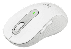 Logitech Signature M650 miška, velikost L, Bluetooth, bela (910-006238)