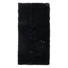Chemex Mehka Zajčja Plišena Preproga Fur Črna 60x120 cm