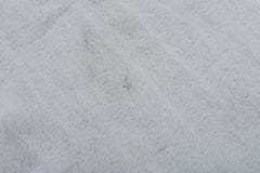 Chemex Mehka Zajčja Plišena Preproga Fur Siva 100x200 cm
