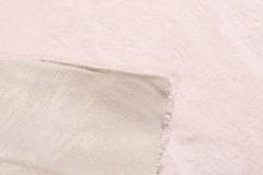 Chemex Mehka Zajčja Plišena Preproga Fur Roza 120x170 cm