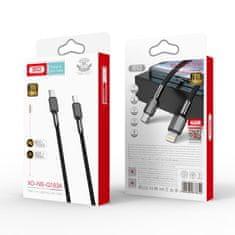 XO podatkovni kabel NB183A USB-C - Lightning 1,0m 20W, črn