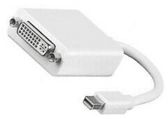 Goobay adapter, mini DisplayPort, DVI-D, 0,1 m, bel (51728)