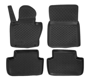 SCOUTT Gumijaste preproge NORM z dvignjenim robom za Bmw X3 E83 2006-2010 4ks