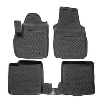 SCOUTT Gumijaste preproge NORM z dvignjenim robom za Fiat Panda 2003-2012 4ks