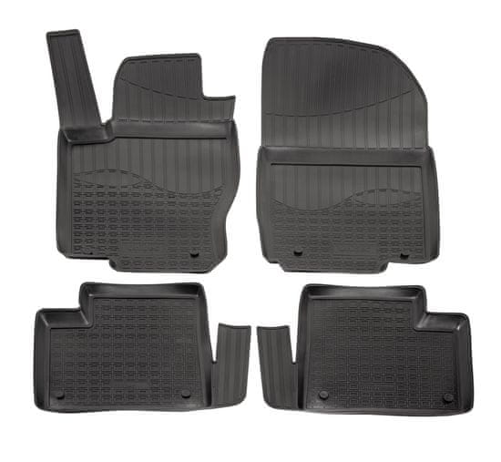 SCOUTT Gumijaste preproge NORM z dvignjenim robom za Mercedes-Benz GL X166 / W166 2012-2019 4ks