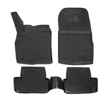 SCOUTT Gumijaste preproge NORM z dvignjenim robom za Opel Astra J 2009-2015 4ks