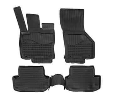 SCOUTT Gumijaste preproge NORM z dvignjenim robom za Seat Leon 2012-2013 4ks