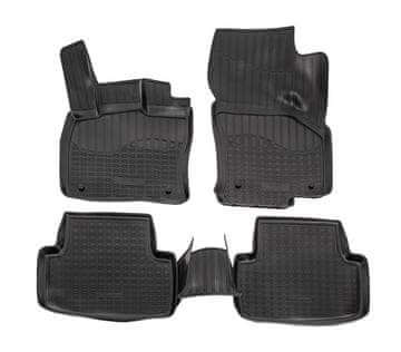 SCOUTT Gumijaste preproge NORM z dvignjenim robom za Skoda Superb 2015-Nad 4ks