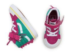 Vans dekliške visoke superge TD Dino SK8-Hi Reissue 138 V dino fuchsia red/pepper green, roza, 21 (VN0A4TZLARL)