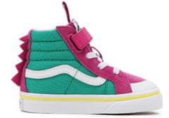 Vans dekliške visoke superge TD Dino SK8-Hi Reissue 138 V dino fuchsia red/pepper green, roza, 21 (VN0A4TZLARL)