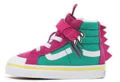 Vans dekliške visoke superge TD Dino SK8-Hi Reissue 138 V dino fuchsia red/pepper green, roza, 21 (VN0A4TZLARL)