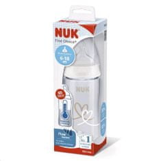 Nuk FC+ steklenička z uravnavanjem temperature 300 ml - bela