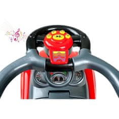 Baby Mix Otroški igralni rider-bouncer 3v1 Bayo Super Coupe rdeči