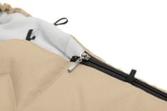 Sensillo Spalna vreča iz flisa za otroške vozičke CAPPUCCINO (95x40)