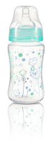 BABY ONO BABY-ONO Otroška steklenička proti kolik s širokim vratom modra