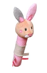 BABY ONO BABY-ONO Plišasta igrača s piščalko in komarjem Julia Bunny