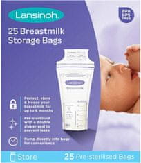 Lansinoh Vrečke za shranjevanje materinega mleka LANSINOH 25 kos