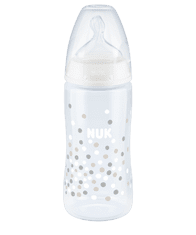 Nuk NUK FC + steklenička za nadzor temperature 1 × 1 kos, otroška steklenička 300 ml
