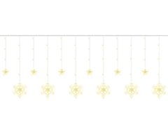 Iso Trade svetlobna zavesa 138led - topla bela 31v kś11326
