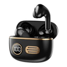REMAX brezžične slušalke za v ušesa, Retro True TWS Music Earbuds, črne (TWS-39)