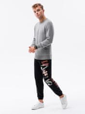 OMBRE Moška Jopa Volunteer siva melange XXL