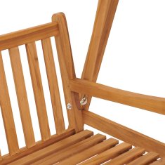 Vidaxl Gugalna klop 170 cm trdna tikovina
