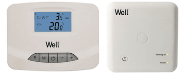 Well Termostat sobni digitalni, LCD, brezžični, programljiv, Thermal-WP