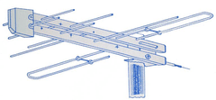 Cabletech Antena MINI LOG T"SONUS"