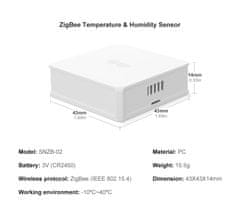 SNZB-02 – Zigbee senzor temperature in vlažnosti