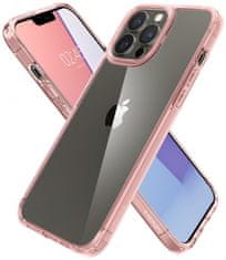 Spigen Ultra Hybrid ovitek za iPhone 13 Pro, prozorno-roza