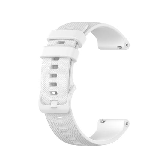 BStrap Silicone Land pašček za Garmin Venu 2S, white