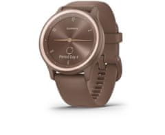 Garmin vivomove Sport pametna ura, Cocoa/Peach Gold