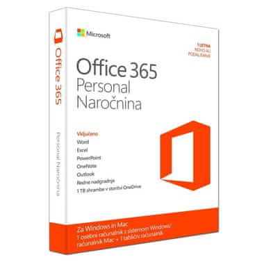 Microsoft 365 Personal 1 leto