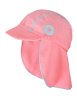 funkcionalna kapa z zaščito vratu, dekliška, z UV filtrom 50+, 51, roza (13500- 087776)