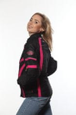 MAXX NF 2400 Ženska tekstilna jakna črno vijolična XS
