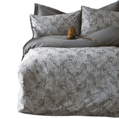 Issimo Luksuzna posteljnina iz žakarda GRATZI siva barva 140x200/70x90