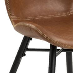 Design Scandinavia Jedilni stol George (SET 2 kosa), rjava