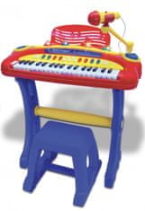 Bontempi elektronska klaviatura z mikrofonom in stolčkom