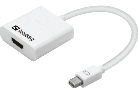 Sandberg adapter iz miniDisplayPort na HDMI 2.0, 4k@60Hz (509-03)