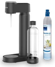 Philips ADD4901BK/10 Lite aparat za gaziranje, črn