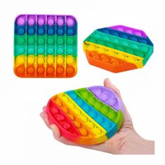 Noah  Popper fidget 3/1 toy combo - mehurčki za pokanje - zabavna in antistresna igrača (3 različne oblike)