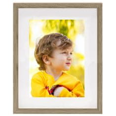 Vidaxl 3D foto okvirji 5 kosov naravni 21x29,7 cm za 15x20 cm slike