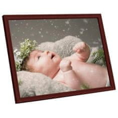 Vidaxl Foto okvirji 5 kosov stenski/namizni temno rdeči 10x15 cm