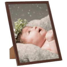 Vidaxl Foto okvirji 3 kosi stenski/namizni temno rdeči 13x18 cm